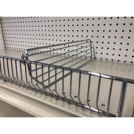 Trion Silver Steel Shelf Divider 3 in. H X 16 in. L 20 pk T316.CHROME